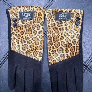 Leopard Print Gloves
